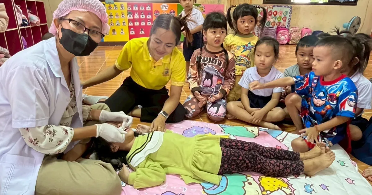 ตรวจสุขภาพช่องปากเด็กก่อนวัยเรียน