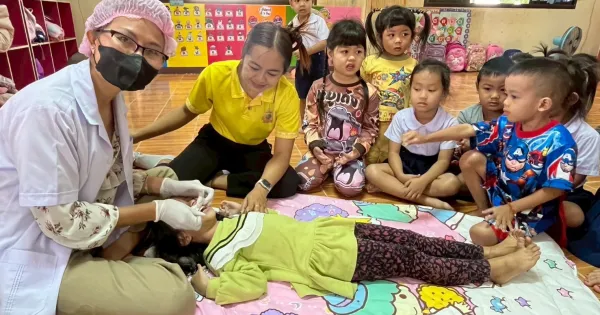 ตรวจสุขภาพช่องปากเด็กก่อนวัยเรียน